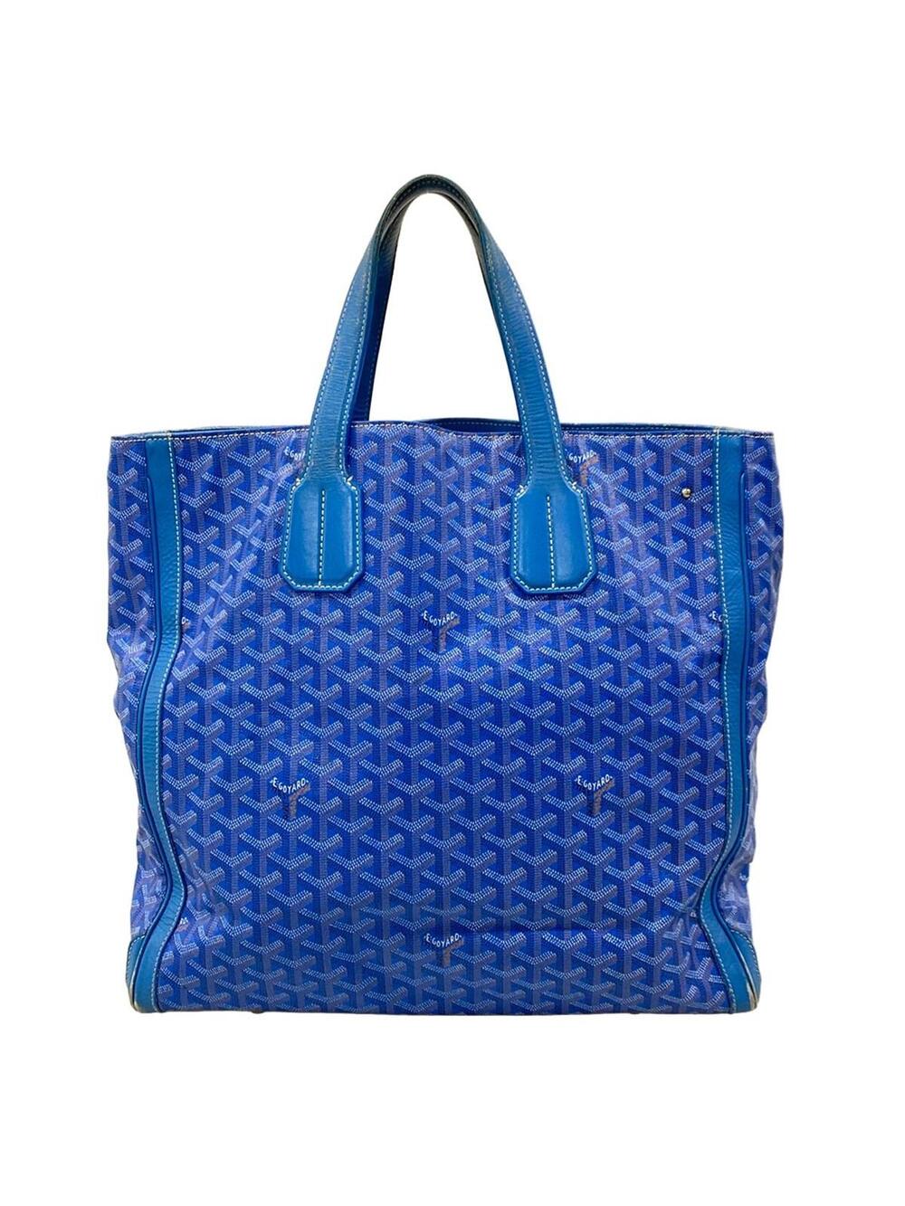 Goyard Sac Voltaire Blue Coated Canvas #368652G12B